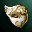 White Half Mask
