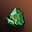 Extracted Coarse Green Star Stone